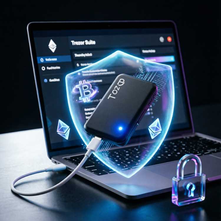 Trezor Suite hardware wallet for secure crypto storage