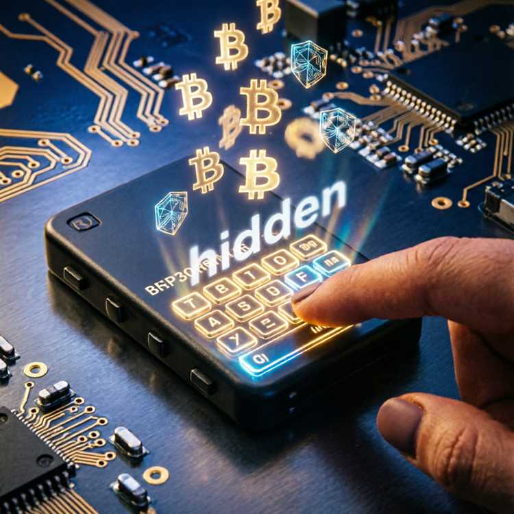 An icon of a locked vault, symbolizing a hidden wallet with a passphrase.